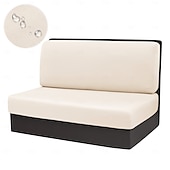economico Copridivano-Copricuscini per dinette per camper in seta di latte elasticizzata e impermeabile, dal design spesso, resistente e antiscivolo, facili da pulire, adatti a tutte le stagioni, per sedili di camper.