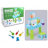 abordables Jouets de Plage et de Plein Air-Table à eau pour tout-petits de 3 à 5 ans et de 1 à 3 ans - Table à eau d&#039;extérieur pour enfants - Table sensorielle de sable, jouets d&#039;été pour la plage, table d&#039;activités pour bac à sable, jouets