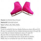 cheap Figure Skating Accessories-Men&#039;s Women&#039;s Ice Skating Accessories claret Black White Inelastic Training Practice Competition Skating Wear Classic Figure Skating
