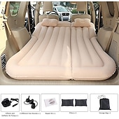 abordables Fundas de asiento para coche-Colchón de aire para coche, colchón de aire multifuncional, para viajes al aire libre, camping, para Land Rover 5, con dos almohadas y bomba de aire.
