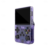 cheap Game Consoles-R36S Handheld Game Console 3.5 Inch IPS Screen Retro Game Console Linux System Screen Portable Pocket Video Player Travel Essentials 64GB and128G Extra Large Memory