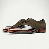 preiswerte Klassische Anzugschuhe-Herren-Schnürschuhe aus hochwertigem braunem Leder mit Brogue-Details – elegante Schuhe für Gala-Dinner, formelle Bälle und Abendveranstaltungen
