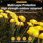 Χαμηλού Κόστους Διαδρομές και φανάρια-2 τεμάχια ηλιακό φως μανιταριών για μονοπάτι εξωτερικού χώρου, φως γκαζόν, αδιάβροχο, φως κήπου, σπίτι, αυλή, κάμπινγκ, διακοπές, διακόσμηση τοπίου, φως