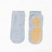 preiswerte Persönliche Pflege &amp; Gesundheit-4 Paar Grip-Pilates-Socken für Damen, rutschfeste Yoga-Sportsocken, atmungsaktive Trampolin-Grip-Socken für Kinder und Erwachsene, Baby-Bodensocken mit Silikon-Grip für Tanz, Zuhause, Fitnessstudio,