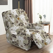cheap Sofa Cover-Recliner Sofa Chaise Lounge Cover Geometric Printed Reclining Sofa Slipcovers