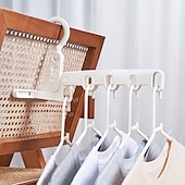 economico Ganci e accessori-gruccia pieghevole, gruccia per uso domestico, contenitore portatile da viaggio, pieghevole a cinque fori