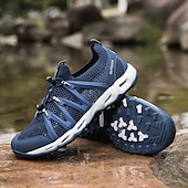 cheap Men&#039;s Sneakers-Men&#039;s Breathable Hiking Shoes with Cushioned Support, Slip-Resistant Sole and Quick-Dry Technology - Ideal for Adventure and Trekking