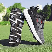 cheap Men&#039;s Golf Shoes-Men&#039;s White Golf Shoes with Multi-Traction Sole - Lightweight, Breathable Design for Outdoor Sports
