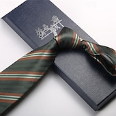 economico Cravatte e papillon da uomo-Per uomo Cravatte Moda Affari Jacquard A righe Ricevimento di matrimonio Abbigliamento quotidiano