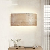 economico Luci da parete-Applique da parete a LED in pietra Wabi-Sabi, luce d&#039;atmosfera a LED, lampada da scala, cortile, balcone retrò, bagno, 110-240 V
