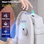 economico elettrodomestici-Dispositivo con sensore per scarico WC intelligente, sistema di scarico a induzione automatico senza contatto per kit di aggiornamento del serbatoio dell&#039;acqua del bagno