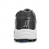 economico Scarpe da Golf da Uomo-scarpe da golf da uomo bianche e blu con tomaia in mesh traspirante: comfort e stabilità di alta qualità per gli appassionati di golf