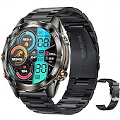 זול שעונים חכמים-שעון חכם kt80 גשש כושר amoled בגודל 1.46 אינץ&#039; עם פנס, שיחות בלוטות&#039;, צג שינה, עמיד למים IP68, 100+ מצבי ספורט, המתנה ארוכה, תואם לאנדרואיד iOS