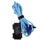 economico Striscie luci a batteria-1 corda luminosa da campeggio per esterni, 3 m/5 m/10 m, impermeabile IP66, corda antivento per tenda con 8 modalità di illuminazione, design durevole e vano batteria impermeabile AA.