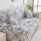 baratos Cobertura de Sofa-Capa de sofá em tecido jacquard elástico, capa de sofá secional em formato de L, capa de canto para sala de estar, 1/2/3/4 lugares