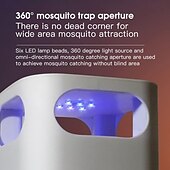 baratos Mata-insetos-mata-mosquitos elétrico com lâmpada para ambientes internos &amp;controle de pragas ao ar livre para insetos voadores, atrativo de luz ultravioleta com rede elétrica potente, seguro &amp;eficaz para uso