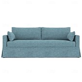 preiswerte Sofabezug-Sofabezug passend für Hyltarp-Sofa, einfarbig, gesteppte Polyester-Schonbezüge
