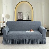 economico Copridivano-Copridivano Floreale Jacquard Jacquard Copriletto