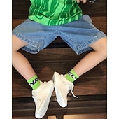 cheap Bottoms-Kids Boys Shorts Solid Color Breathable Soft Comfort Shorts School Cool Basic Black Blue Mid Waist