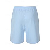 abordables Día festivo-Hombre Pantalón corto Pantalones cortos de lino Pantalones cortos de verano Pantalones cortos de playa Bolsillo Correa Cintura elástica Plano Comodidad Transpirable Corto Vacaciones Festivos Playa