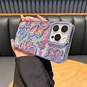 economico Cover per iPhone-Custodia per telefono con motivo floreale sfumato di colore per iPhone 16, 15, 14, 13 e 12 Pro Max, cover posteriore in TPU antiurto