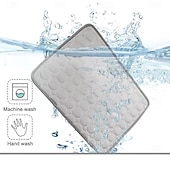 abordables Tapis de Refroidissement-Tapis rafraîchissant pour chien - lit rafraîchissant instantané pour chien &amp;chats non toxiques &amp;tapis rafraîchissant antidérapant lavable en machine pour l&#039;intérieur &amp;utilisation en voyage