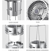 halpa Taskulamput ja leirintävalot-1kpl 5 W Aurinkopaneeli LED-valot Aurikoladattava Lämmin keltainen 5 V 1 LED-helmet