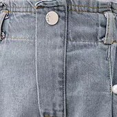 cheap Bottoms-Kids Girls&#039; Shorts Butterfly Streetwear Patchwork School 4-12 Years Summer Blue Dusty Blue Light Grey
