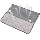 abordables Tapis de Refroidissement-Tapis rafraîchissant pour chien - lit rafraîchissant instantané pour chien &amp;chats non toxiques &amp;tapis rafraîchissant antidérapant lavable en machine pour l&#039;intérieur &amp;utilisation en voyage