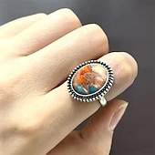 olcso Karkötők és karperecek-Gyűrű For Női Szabadság Randi Ötvözet Retro