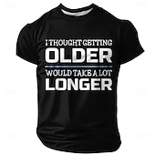 ieftine Tricouri amuzante pentru bărbați-Bărbați Tată Tricou Manșon scurt Tricou Tipărire 3D Stil Nautic Cămașă Modă Zilnic De Bază Stradă Casual Zilnic Negru Alb Albastru piscină Vară Primăvară Îmbrăcăminte S M L XL XXL XXXL
