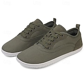 billiga Herrsneakers-Helvita herrsneakers i canvas – minimalistiska vardagsskor för pendling, college och vardagliga fredagar