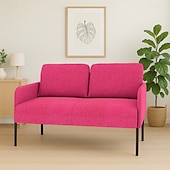 baratos Cobertura de Sofa-capa de sofá adequada para capas acolchoadas de cor sólida do sofá glostad