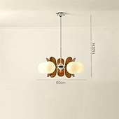 baratos Luzes pendentes-Luminária pendente LED 3/6/8 luzes, estilo moderno de meados do século, E14, lustre grande, globo branco, luminária de teto embutida em latão vintage Sputnik, luminária pendente de ilha de cozinha,