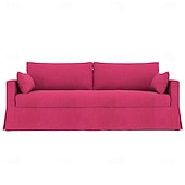 preiswerte Sofabezug-Sofabezug passend für Hyltarp-Sofa, einfarbig, gesteppte Polyester-Schonbezüge