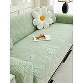 رخيصةأون غطاء أريكة-غطاء أريكة كبير من المخمل المنحوت للموسم الكامل - طراز عصري بسيط، مناسب للحيوانات الأليفة، مضاد للاتساخ، مضاد للانزلاق، ومقاوم للغبار. حماية مقاومة للخدش للأرائك على شكل حرف L و1/2/3/4 مقاعد. غطاء