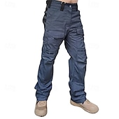 cheap Cargo Pants-Men&#039;s Cargo Pants Tactical Pants Trousers Camo Pants Buttons Multi Pocket Plain Wearable Outdoor Daily Camping &amp; Hiking Fashion Classic Black Army Green