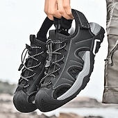 preiswerte Outdoor-Sandalen-Herrensandalen – weiße Outdoor-Wassersport-Sandalen mit verstellbaren Riemen und atmungsaktivem Mesh für Wander-, Strand- und Sommerabenteuer