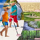tanie Aktywność na świeżym powietrzu-prezent dla dzieci na świeżym powietrzu - zabawka wykrywacz metali, skarb - polowanie &amp;złoto - instrument do wykrywania archeologicznych przygód dla dzieci