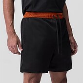 cheap Casual Shorts-Men&#039;s Basketball Shorts Casual Shorts Mesh Shorts Pocket Drawstring Elastic Waist Plain Breathable Quick Dry Short Outdoor Vacation Sport Casual Black Beige