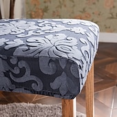 abordables Funda para silla de comedor-Funda para silla de comedor para el hogar, de tela polar, elástica, para el asiento