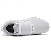 cheap Men&#039;s Golf Shoes-Men&#039;s White Golf Shoes with Multi-Traction Sole - Lightweight, Breathable Design for Outdoor Sports