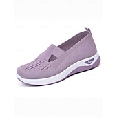 cheap Women&#039;s Sneakers-Women&#039;s Green Slip-On Athletic Sneakers with Breathable Mesh, Arch Support, Perfect for Walking and Casual Wear
