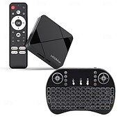 Недорогие Приставки TV Box-ТВ-приставка h96max на базе Android с разрешением 4K Ultra HD, Wi-Fi 6, Bluetooth 5.4, USB 3.0 – интеллектуальный медиаплеер для потоковой передачи, игр, трансляции экрана и домашнего кинотеатра