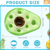 お買い得  水やり用-プール用フローティングドリンクホルダー、フローティングカバナバー、大人用ホットタブドリンクホルダー、インフレータブルプールアクセサリー