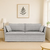 cheap Sofa Cover-Sofa Cover Suitable For BACKSÄLEN Sofa Solid Color Quilted Slipcovers