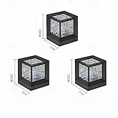 ieftine Lumină pe drum-Lumini de perete LED moderne pentru exterior, alb cald, simplitate, IP54, impermeabile, lampă de grădină, lumini de cale, lămpi moderne pentru terasă și curte, corpuri de iluminat exterioare pentru