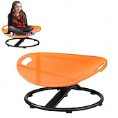 baratos Atividade ao Ar Livre-Brinquedos sensoriais para autismo, cadeira giratória para autismo com design de alça dupla, treinamento de coordenação corporal, sentar e girar, base de metal, cadeira giratória mais segura para