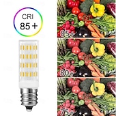 abordables Ampoules LED type maïs-Ampoules LED E14 12 V 24 V AC/DC 5 W 63 LED 4014 SMD ampoule 40 W équivalent ampoule à incandescence 400-450 lumens dimmable pour maison bateau camping-car marine 4 pièces