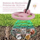 tanie Aktywność na świeżym powietrzu-prezent dla dzieci na świeżym powietrzu - zabawka wykrywacz metali, skarb - polowanie &amp;złoto - instrument do wykrywania archeologicznych przygód dla dzieci